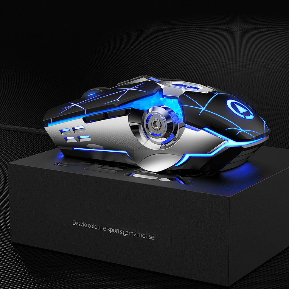 Silent Wired Gaming Mouse