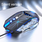 Silent Wired Gaming Mouse