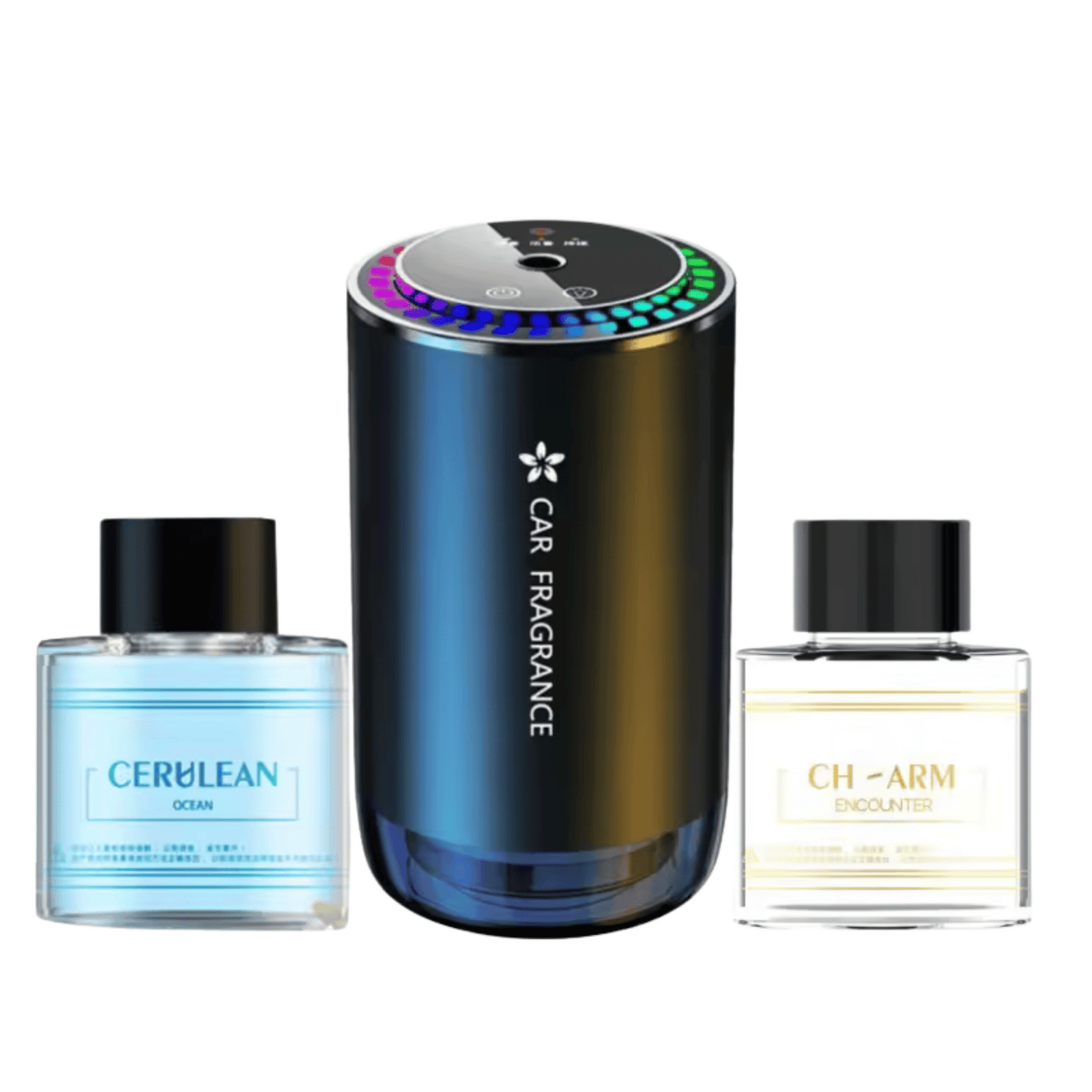 Smart Car Air Freshener with Projector Light