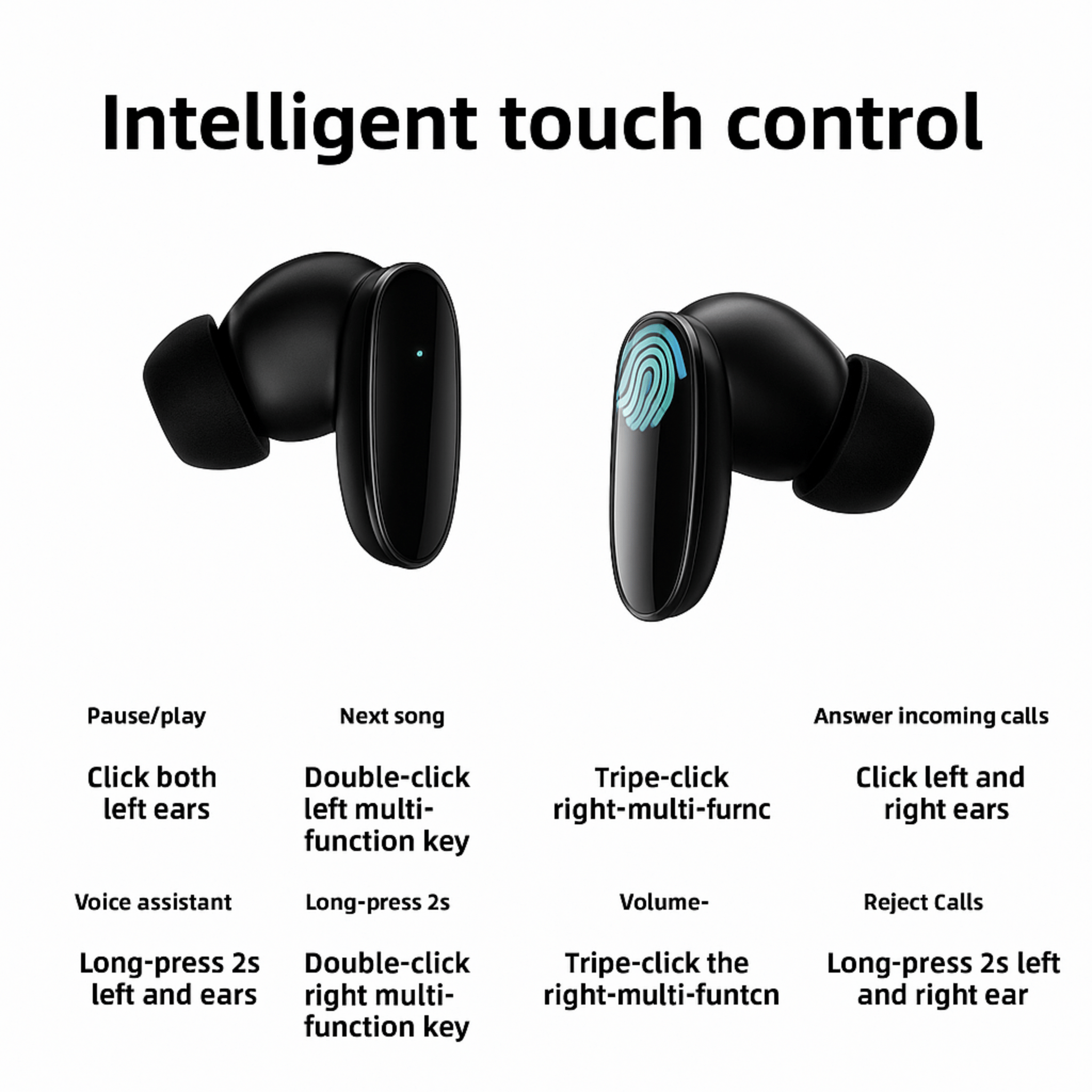 Sony S90 Bluetooth 5.3 Earbuds – HiFi Sound, Long Battery, Noise Cancelling - Shantechs