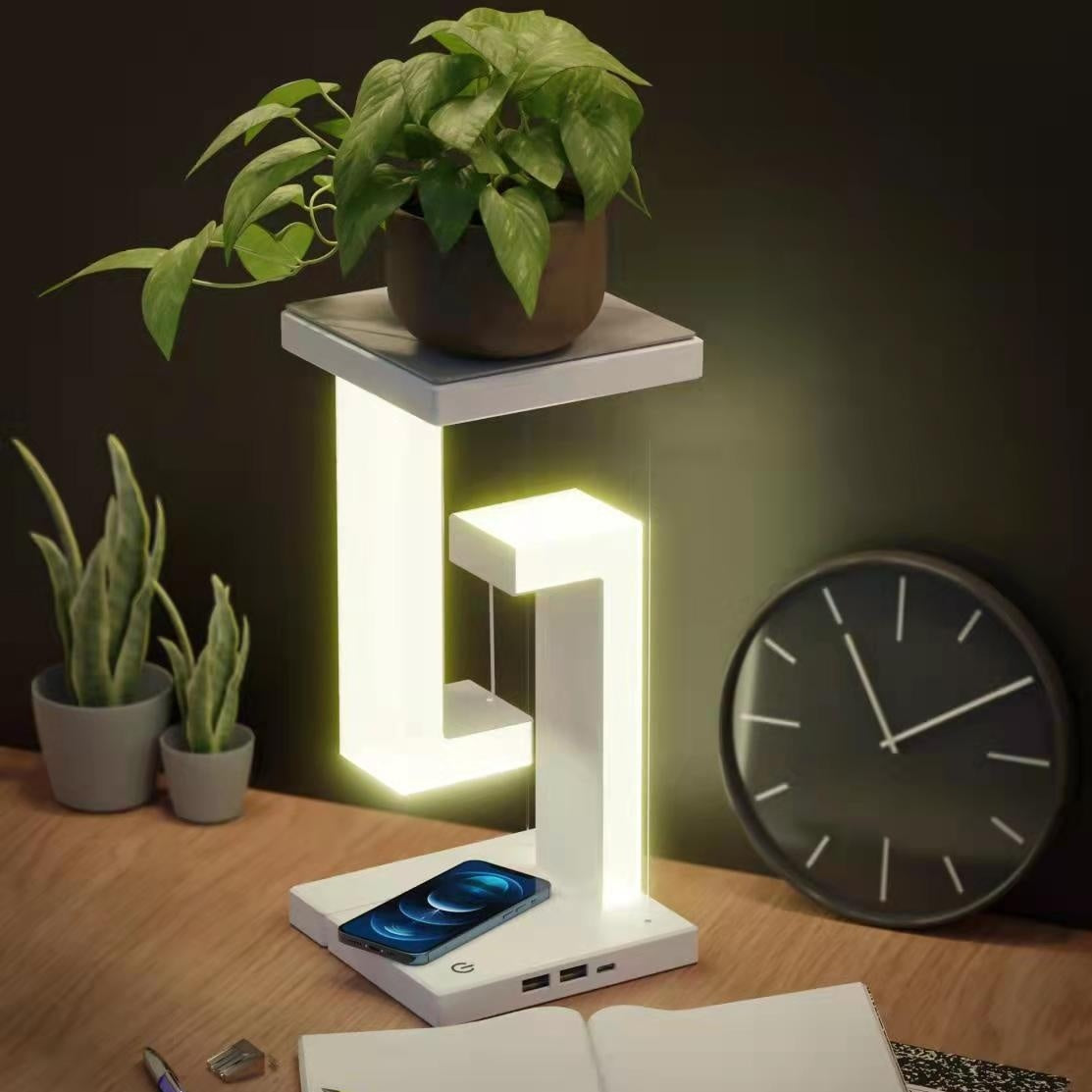 Floating Wireless Charging Lamp