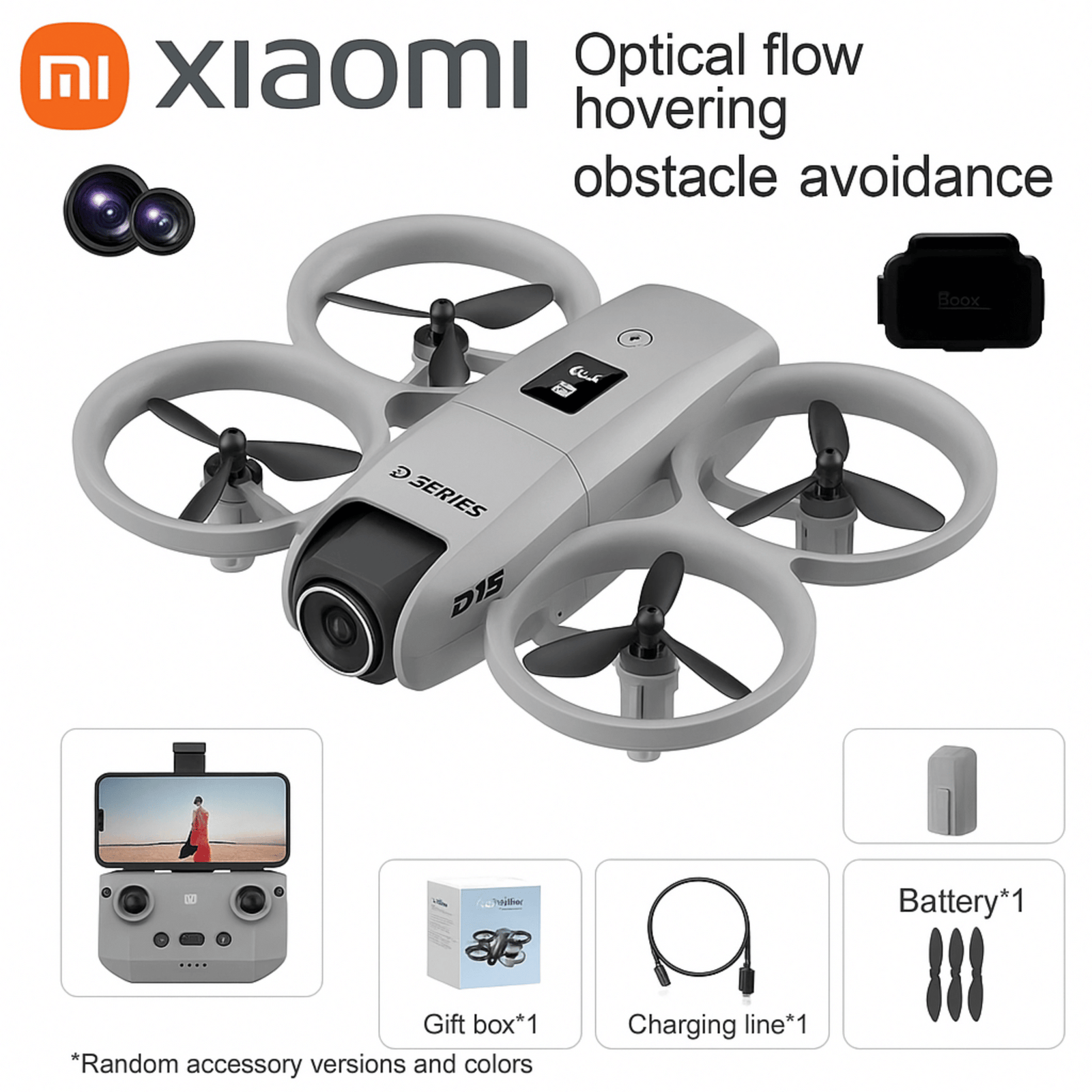 Xiaomi D16 8K Dual-Camera GPS Drone with Obstacle Avoidance