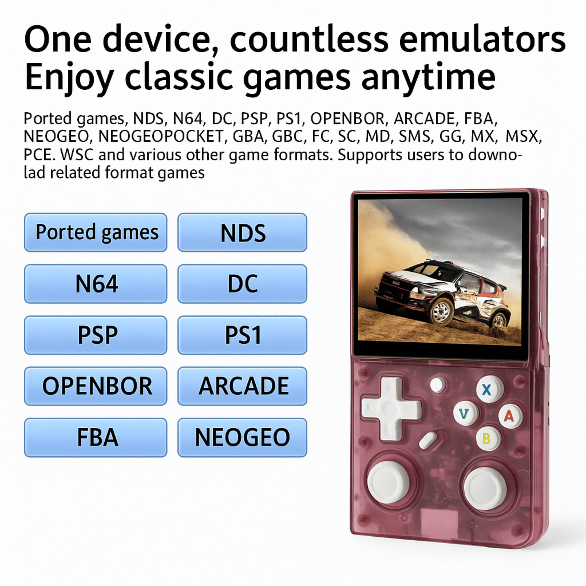 BATLEXP G350 Retro Handheld Game Console