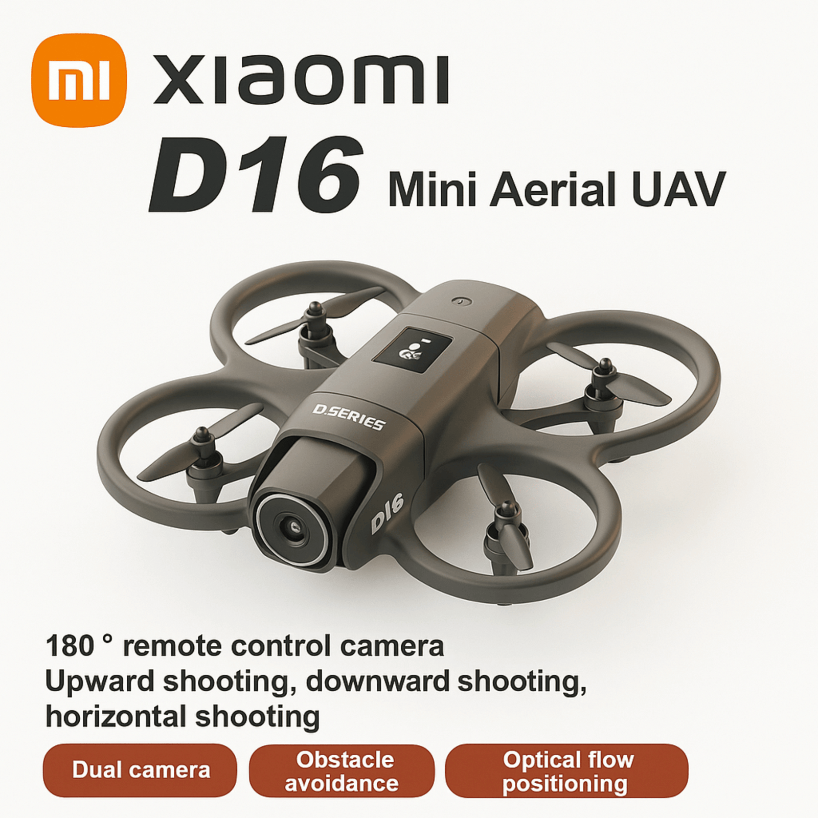Xiaomi D16 8K Dual-Camera GPS Drone with Obstacle Avoidance