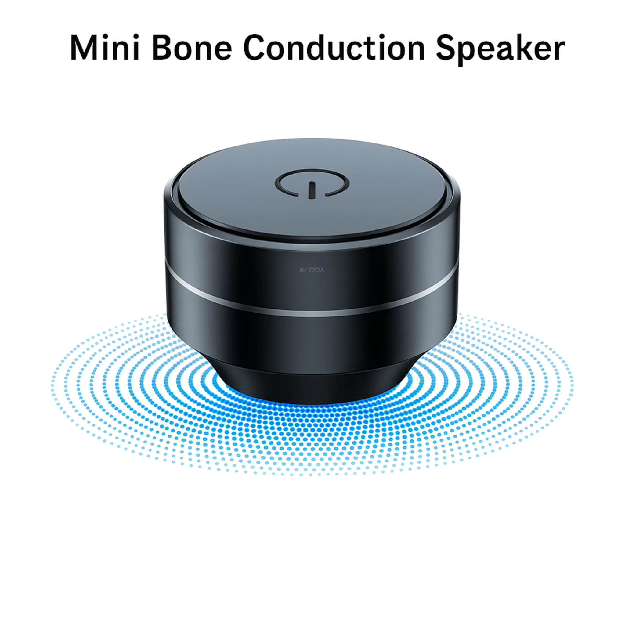 Mini Bone Conduction Bluetooth Speaker – Portable Wireless Metal Vibration Audio