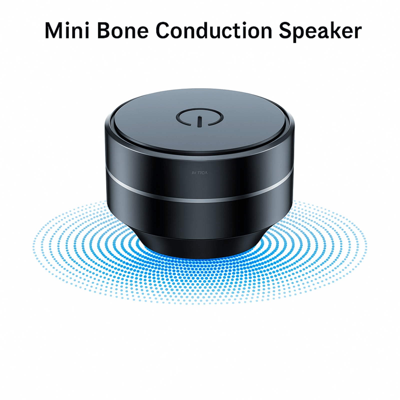 Mini Bone Conduction Bluetooth Speaker – Portable Wireless Metal Vibration Audio