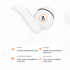Sony SleepFit Wireless Earbuds – Bluetooth 5.3, 25h Battery, Side-Sleep Comfort | Sleep & Sport - Shantechs
