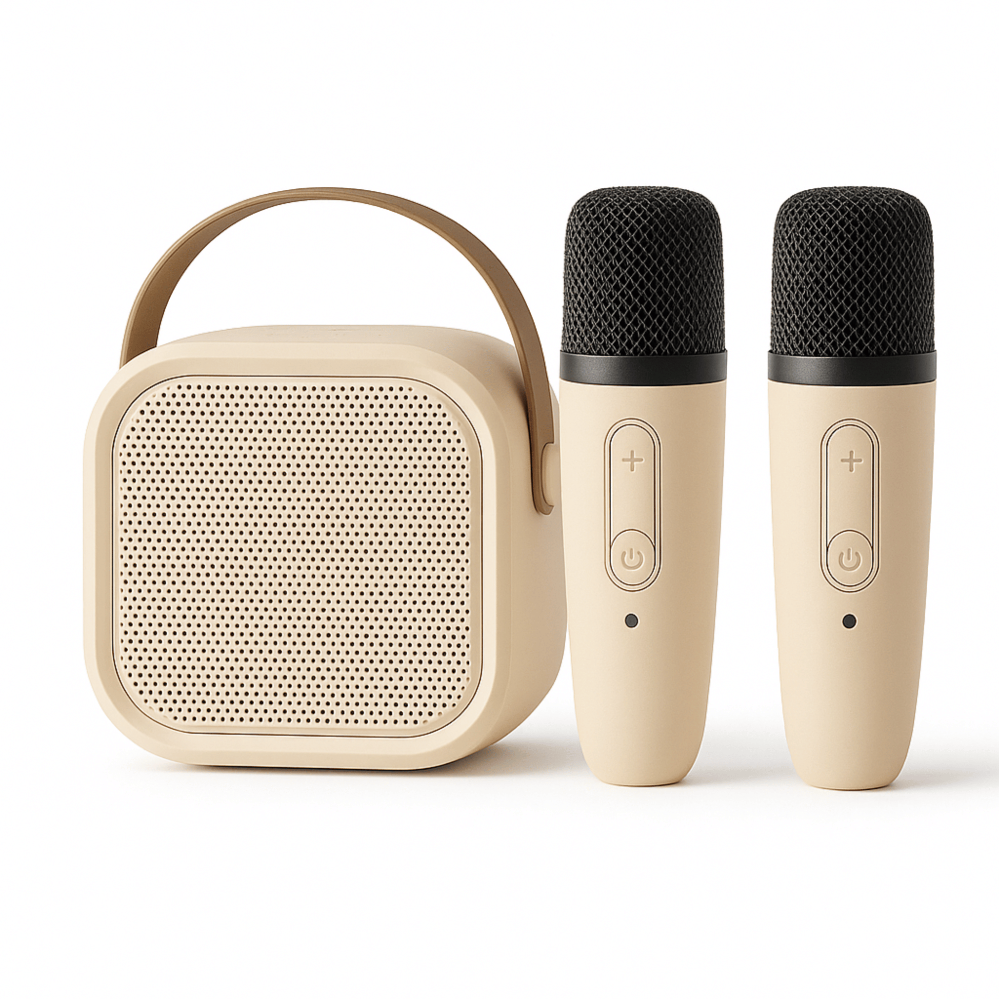 K12 Portable Karaoke Machine – Bluetooth 5.3 PA Speaker with Wireless Mics for Home & Kids