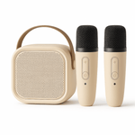 K12 Portable Karaoke Machine – Bluetooth 5.3 PA Speaker with Wireless Mics for Home & Kids