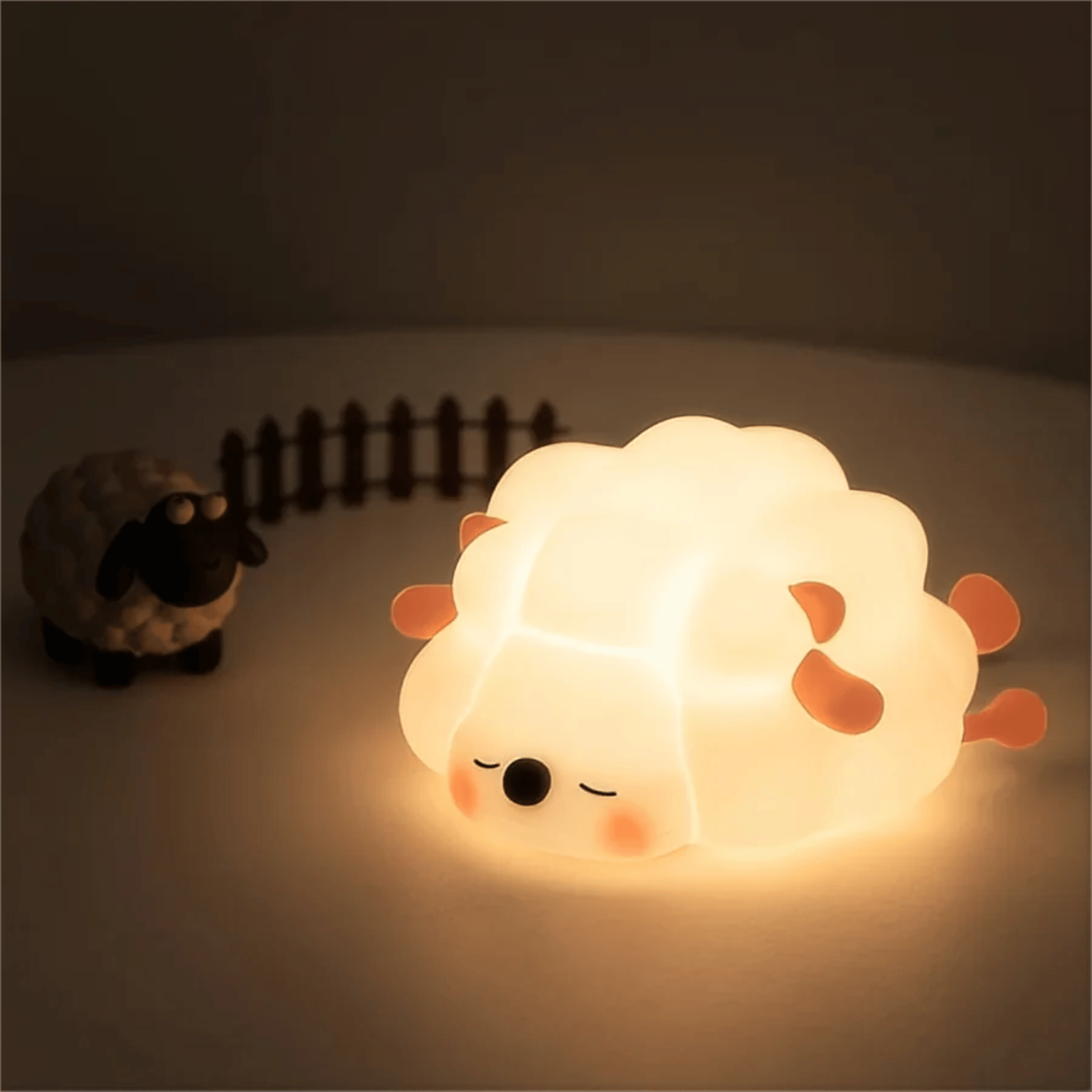 Animal LED Night Light – Touch Control, USB Rechargeable, 3 Brightness Levels | Kids Room Decor - Shantechs