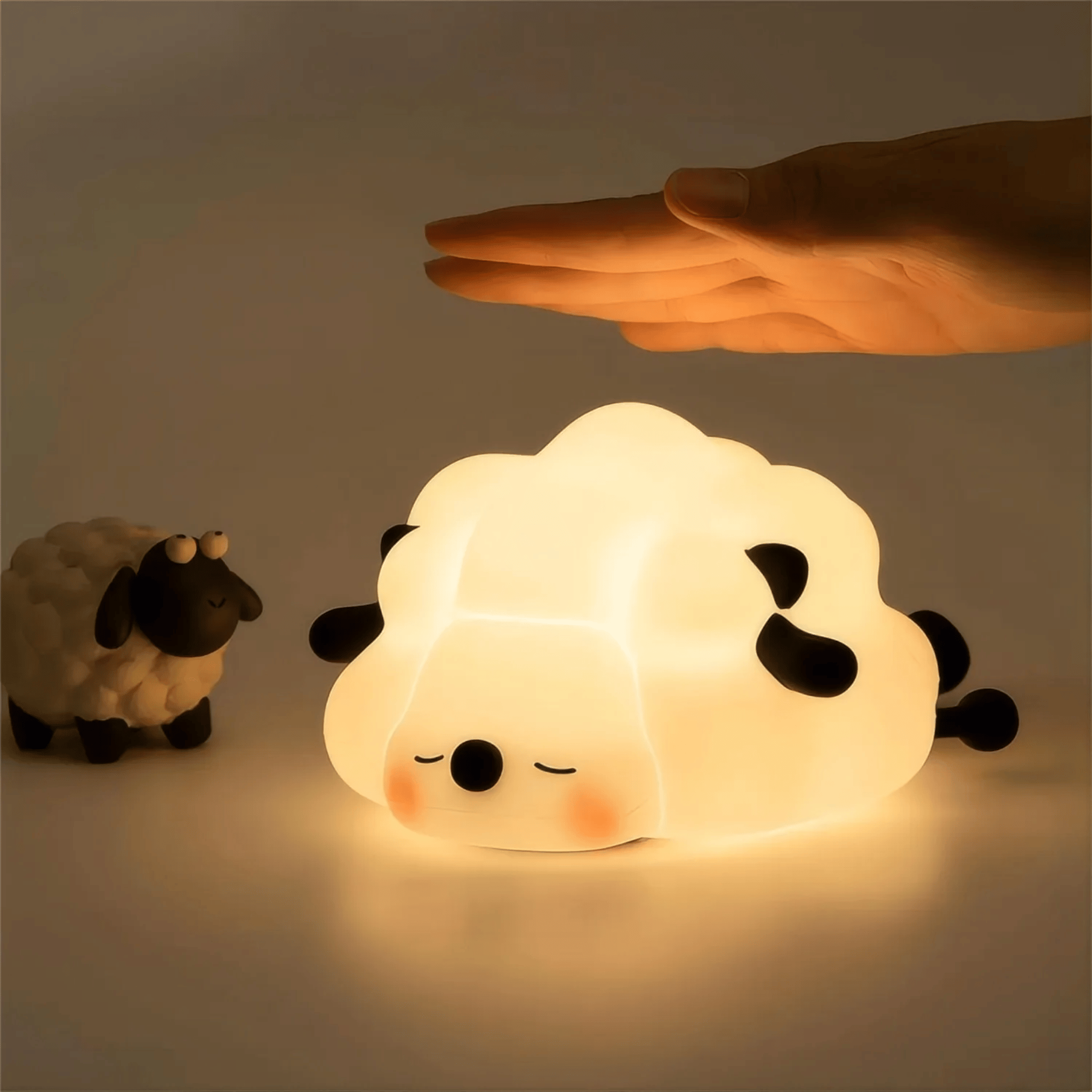 Animal LED Night Light – Touch Control, USB Rechargeable, 3 Brightness Levels | Kids Room Decor - Shantechs