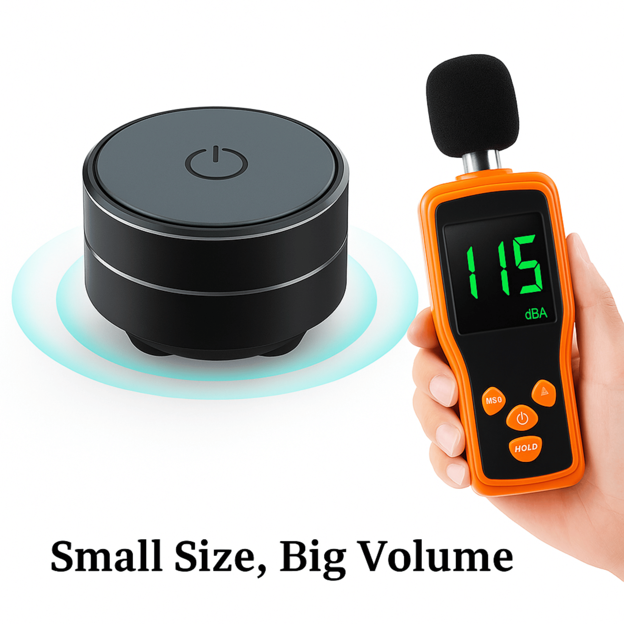 Mini Bone Conduction Bluetooth Speaker – Portable Wireless Metal Vibration Audio